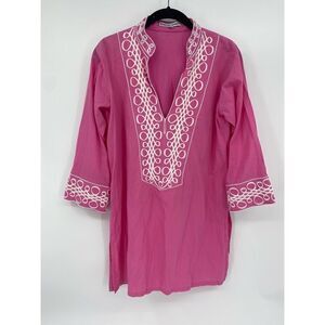 Barbara Gerwit pink embroidered blouse